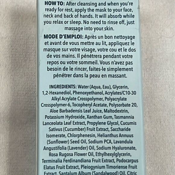 FLIGHT MODE Skincare High Altitude Hydration Mask 1.69 oz Overnight Treatment - Picture 5 of 9